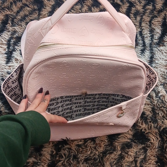 Juicy Couture Pink Faux Leather Backpack - Picture 3 of 6